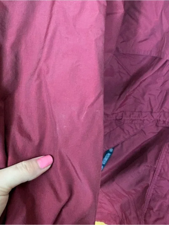 VTG WindRiver Nylon Jacket Womens Sz small Barn Outdoors Spring Rain retro flaws - Picture 10 of 16